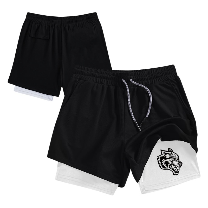 Streetwear Men's Double Layer  - огляд і ціна Compression Shorts Athletes
